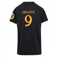 Camisa de Futebol Real Madrid Kylian Mbappe #9 Equipamento Alternativo Mulheres 2023-24 Manga Curta
